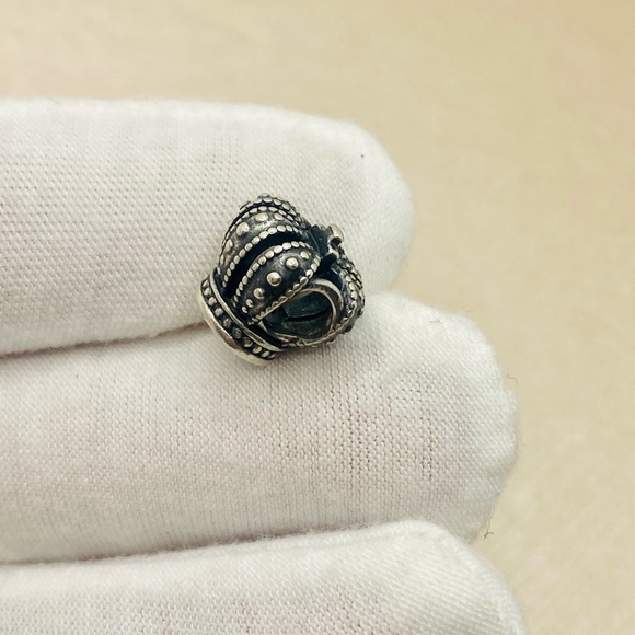 EUC Pandora 790930 Sterling Silver Royal Crown Charm - Picture 4 of 9